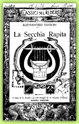 La Secchia Rapita (frontespizio dell'edizione del 1926)