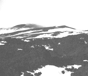 VISTA DEL CRATERE CENTRALE DEL VULCANO ETNA (3200 m.)