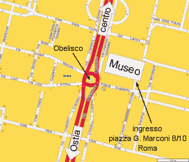 Per raggiungere piazza Marconi (dettaglio)