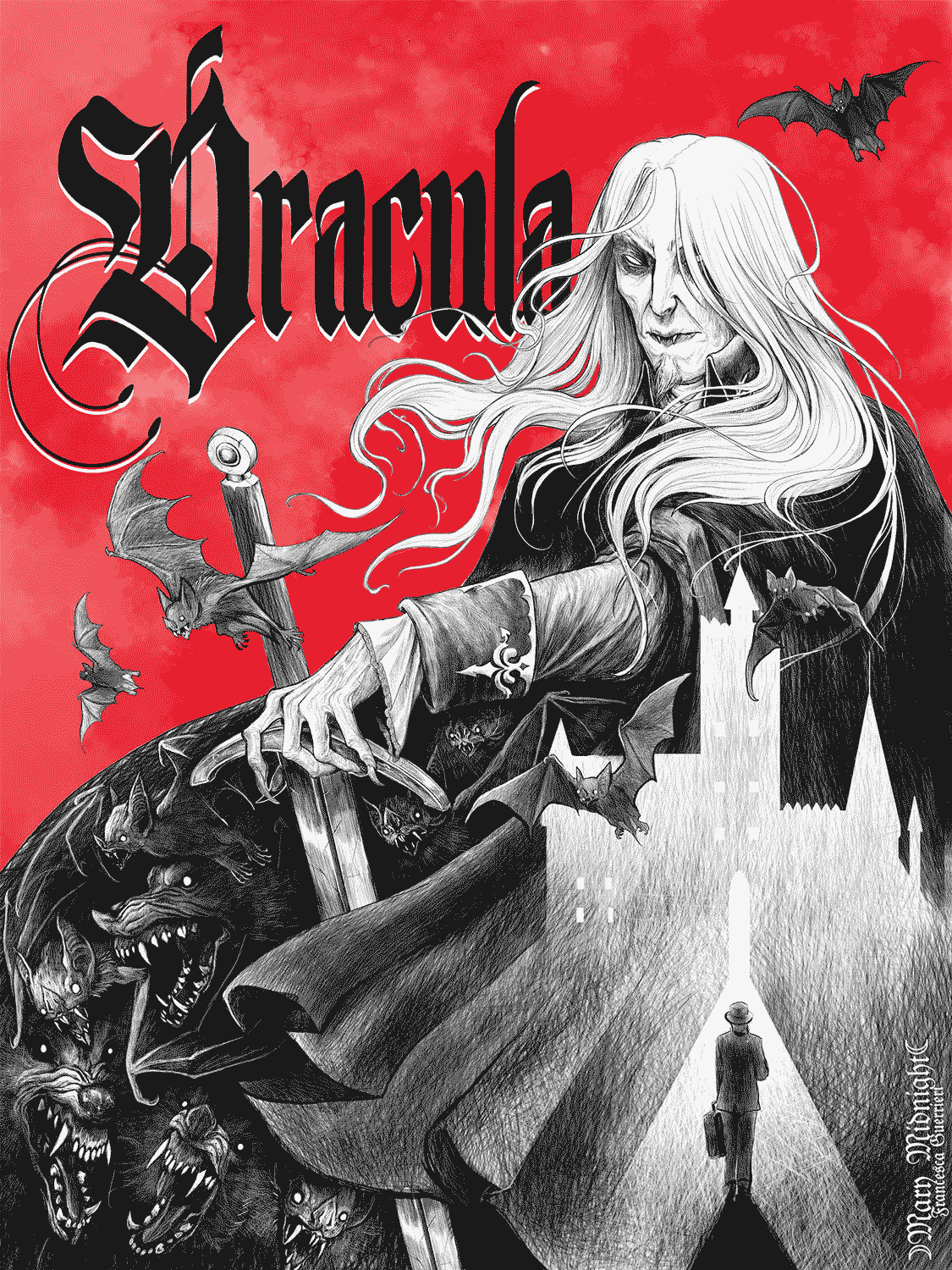 Dracula, disegno di Francesca Guerrieri