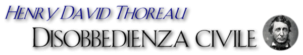 Disobbedienza civile di Henry David Thoreau